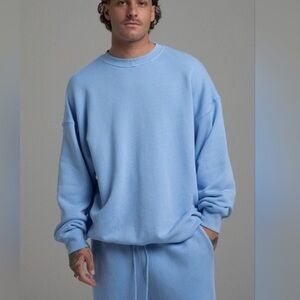 Elwood Crewneck vintage baby Blue Sweatshirt